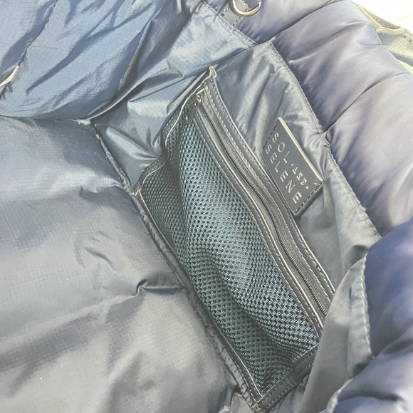 Sol And Selene Blue Quilted Puffer Large Tote Hand Bag - NO Shoulder Strap - Picture 8 of 10